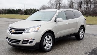 2013 Chevrolet Traverse AWD LTZ  WR TV POV Test Drive [upl. by Hgielrahc]