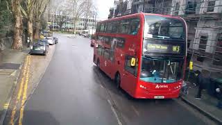 Full journey on London Bus route W3 from Finsbury Park Station To Northumberland Park [upl. by Wendye749]