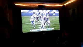 Seattle Seahawks Fans reaction to super bowl vs New England Patriots [upl. by Lamdin]