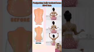 postpartum belly workout part 76 short postpartum bellyfatloss home [upl. by Cyna]