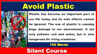 Essay on Avoid Plastic In English  Avoid Plastic Essay  Write An Essay on Avoid Plastic [upl. by Viole]