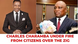 CHARLES CHARAMBA UNDER FIRE FROM CITIZENS OVER THE ZIG [upl. by Olivia]