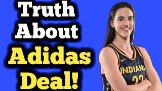 The Truth About Caitlin Clarks New Adidas Shoe Deal and Nike Drama [upl. by Suoivatram229]