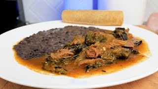 How to make Poblano savory stew  Caldillo Durangeño [upl. by Eta748]