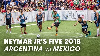 Neymar Jrs Five 2018 Mens Final Match  FiveASide Football Tournament [upl. by Orianna]