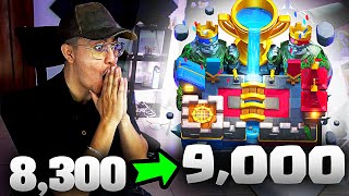 ☠️SUBIENO 700 COPAS en 57 MINUTOS con el MEJOR MAZO CLASH ROYALE [upl. by Noislla]