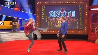 Tijl quotDan moet ik wel overspannen zijnquot  DE GROTE IMPROVISATIESHOW [upl. by Ninon]