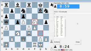 Standard Chess 197 IM Bartholomew vs Gamleby Kings Indian Defense [upl. by Whitcomb894]