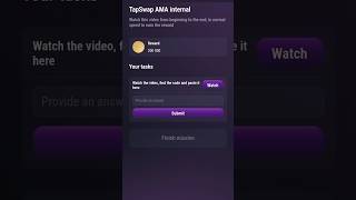 Tapswap AMA internal code [upl. by Isherwood]
