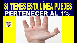 SI TIENES ESTA LÍNEA EN LA MANO PUEDES PERTENECER AL 1  Lectura de manos [upl. by Charline]