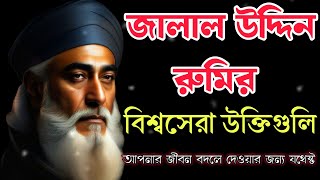 Inspirational Life Changing Quotesll Rumis Ukti l জালাল উদ্দিন মুহাম্মদ রুমির সেরা ৩০টি বাণী💯 l [upl. by Annayar12]