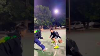 basketball skills match🏀🔥💪😏basketball football nbasketballhighlighttrending ytshorts shorts [upl. by Dihsar]