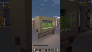 Die Zuckerrohr Farm in Arbeit shorts minecraft automaticfarm [upl. by Braynard868]