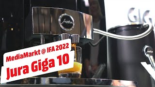 MediaMarkt  IFA 2022  Kaffeeluxus mit der Jura Giga 10 [upl. by Nanice]