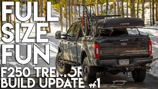 Ford F250 TREMOR Build Update 1  FULL SIZE Overland Adventure Rig Super Duty [upl. by Alethea]