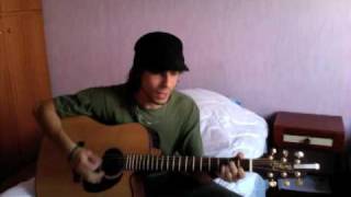 Acoustic Cover Gérald De Palmas  quotUne Seule Viequot AccordsampParoles [upl. by Jonme]