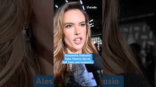 Alessandra Ambrosio Talks Victoria Secret Self Love and Inclusivity [upl. by Newnorb]