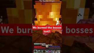 We accidentally burned his loot minecraft gaming rlcraft rlcraftminecraft rlcraftdregora [upl. by Eckart]