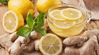 Immune Booster 2 Minute Lemon Ginger Tea [upl. by Trici]