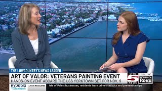 VIDEO Patriot Art Yorktown to host Veterans Painting Event this Saturday [upl. by Annej987]