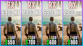 RX 6900 XT vs RX 7900 XT vs RX 6950 XT vs RX 7900 XTX  Test in 20 Games [upl. by Enaed]