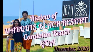 Marquis Beach Resort Candolim Goa  Review Travelled on Dec 2020 [upl. by Rentsch]