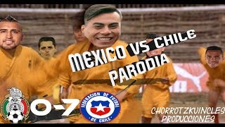 Mexico vs Chile PARODIA Shaolin Soccer 7 a 0 [upl. by Rramed]