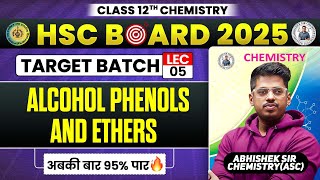 11 Alcohol Phenols amp Ethers L 5 Class12th  Target Batch 2024  By  Abhishek Sir Chemistry ASC [upl. by Jem]