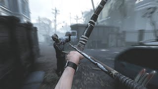 THE SATISFYING BOW AND ARROW • WALKING DEAD SAINTS AND SINNERS VR [upl. by Aihsemaj]