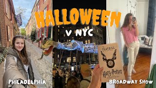 Halloween v New Yorku I Philadelphia I Harry Potter Broadway show I internship diaries pt 4 [upl. by Dyun]