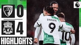 Darwin amp Diogo Double  Bournemouth 04 Liverpool  Highlights [upl. by Libb]