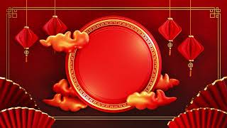 Loop Animation for Chinese New year Background  Free Stock Footage [upl. by Seana]