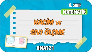 Hacim ve Sıvı Ölçme 📘 tonguçCUP 4Sezon  6MAT21 2024 [upl. by Acissej768]