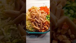 Easy Pasta Salad recipe with loaded nutrients  Great healthy diet  recipe is in the description [upl. by Albarran608]