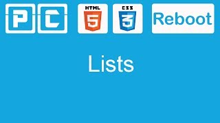 HTML5 and CSS3 beginners tutorial 5  lists [upl. by Sokim234]