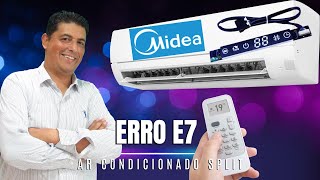 Ar Condicionado Split Midea  Erro E7 [upl. by Kristel]