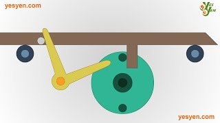 507 Mechanical Movements  No 153  Reciprocator [upl. by Keenan]