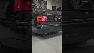 500E Custom Exhaust Sound ON w124 wolf lowered [upl. by Hujsak257]