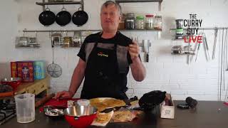 Homemade Poppadoms  Live Cooking Demo [upl. by Holzman]