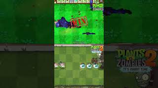 Pvz vs Pvz 2  2 Cattails amp 3 Ice Shrooms Vs Gargantuar Zombie shorts [upl. by Emmalynn]