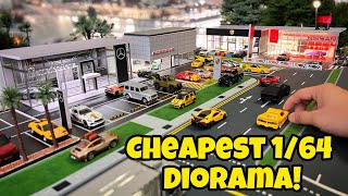 Cheapest Car Showroom 164 Diorama  Hotwheels Diorama [upl. by Tacy]