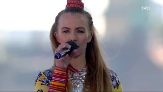 Sofia Jannok  Cudit amp Det Här Är Ditt Land Live Nationaldagen 2017 Skansen [upl. by Close]