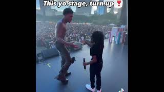 NLE Perform with King Von Son nlechoppa kingvon rap short shortsfeed bestmoments [upl. by Nosniv857]