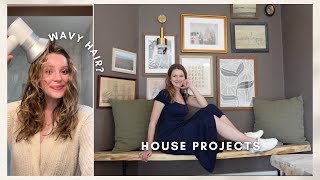 VLOG I got a wavy haircut  house projects school  a solo weekend [upl. by Darrell]