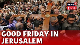 Catholics In Jerusalem’s Old City Walk Along Via Dolorosa Observing Good Friday  N18L  Live News [upl. by Chico]