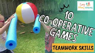 PLAY INSPIRATION  10 Cooperative Games for Kids Warm Up Games Teamwork and Communication Games [upl. by Eide946]