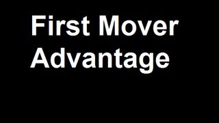 28 First Mover advantage Extensive form game [upl. by Nais230]