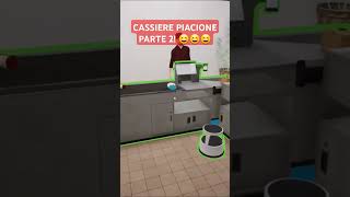 Cassiere piacione parte 2 😆😆😆 shopsimulatorsupermarket gameplaychannelita gameplayitalia [upl. by Ateuqahs]