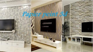 Papier peint 3d pour décoration murale 2021ورق حائط لتزيين الجدران [upl. by Kabab]