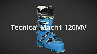 2019 Tecnica Mach 1 120 MV Mens Boot Overview by SkisDotCom [upl. by Ellinad]